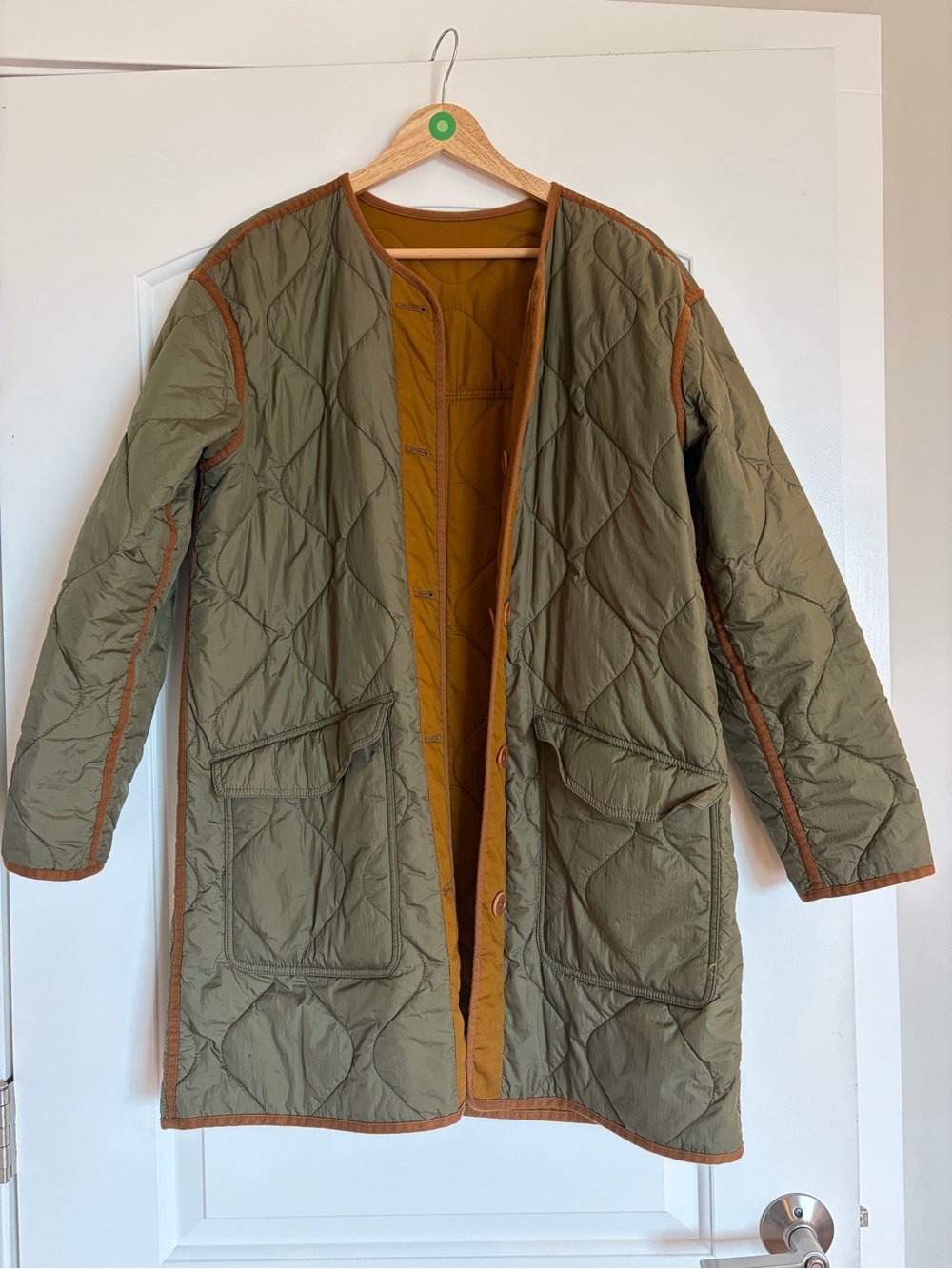 Madewell reversible liner coat. Size M. EUC- awesome item!